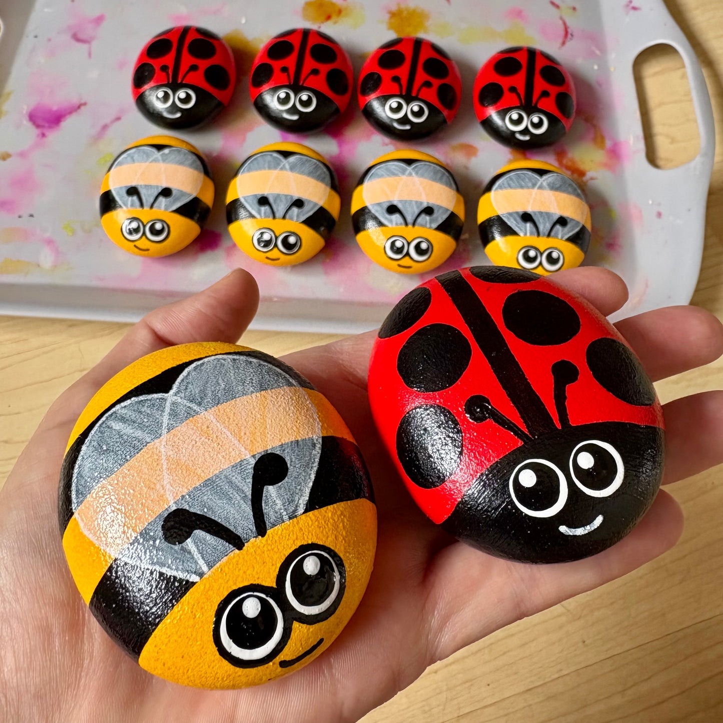 “Buzbee” Bee Pet Rock