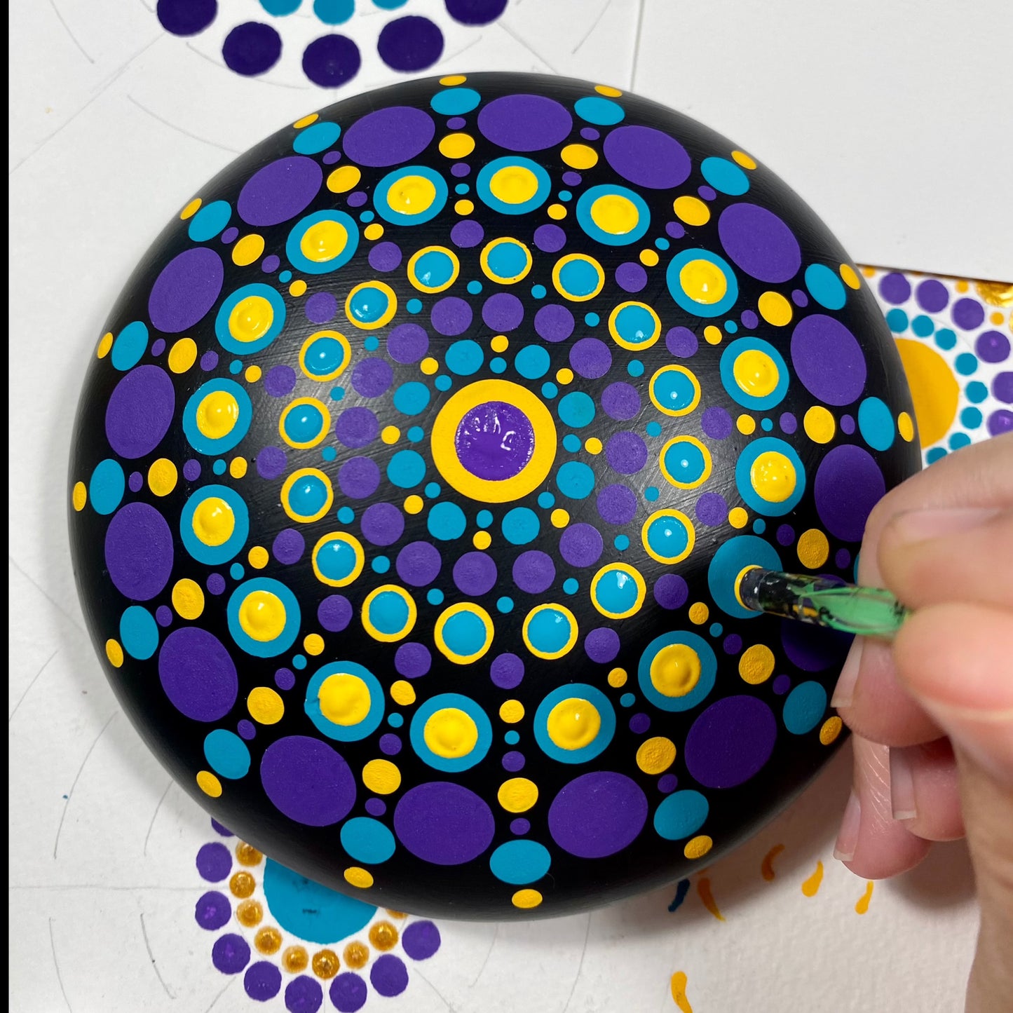 Large Mandala Stone Blanks